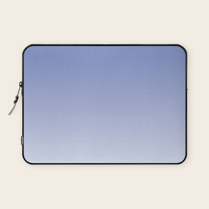 Dreamy Blue Lavender Ombre Gradient Laptop Sleeve Gallery Image 1