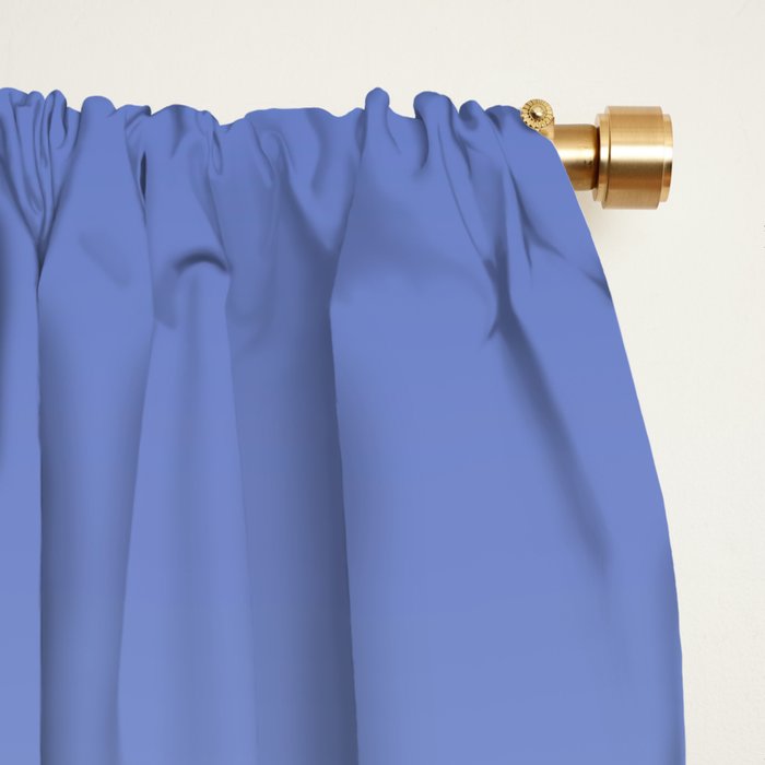Dreamy Blue Lavender Ombre Gradient Window Curtain Gallery Image 2
