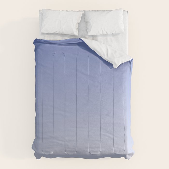 Dreamy Blue Lavender Ombre Gradient Comforter Gallery Image 6
