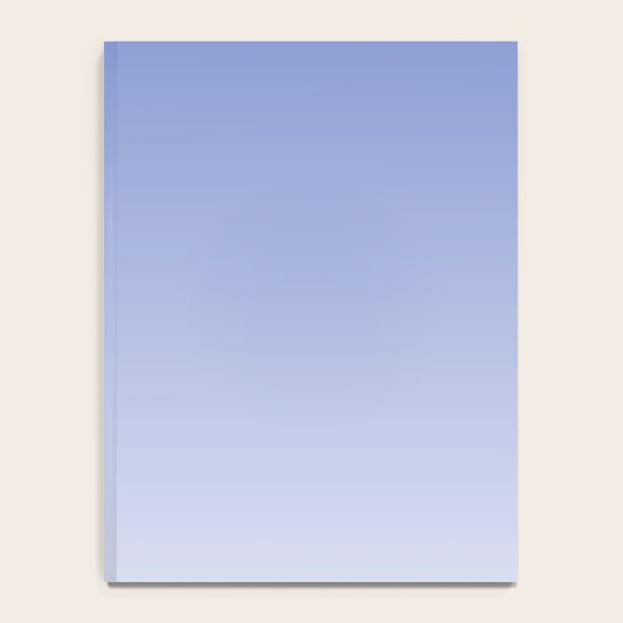 Dreamy Blue Lavender Ombre Gradient Notebook Gallery Image 4