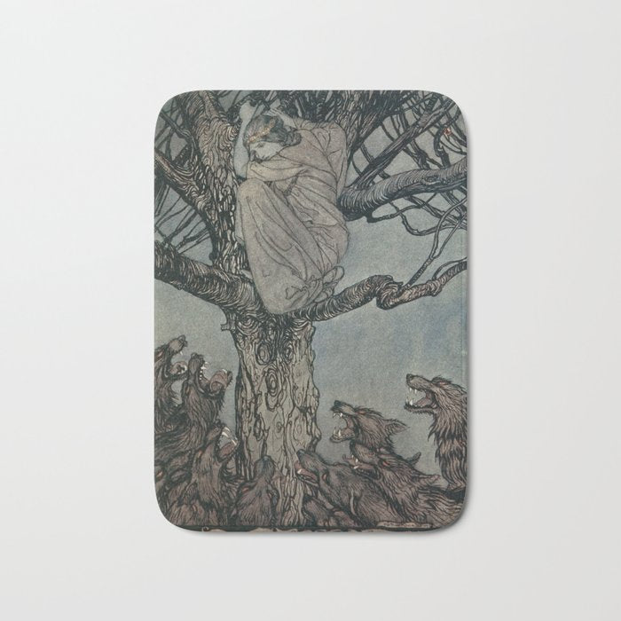 Art by Arthur Rackham for "Irish Fairy Tales," 1920 Bath Mat Gallery Image 1