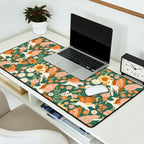 Butterfly Unicorns Frolicking in the Garden - Dark Desk Mat Gallery Image 2