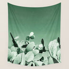 Cactus prickly pear Wall Tapestry Gallery Image 4