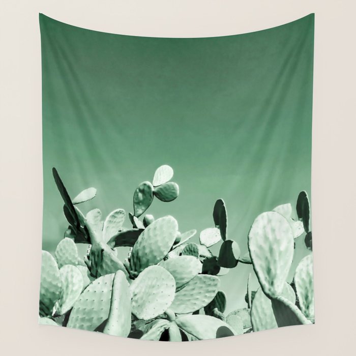 Cactus prickly pear Wall Tapestry Gallery Image 1