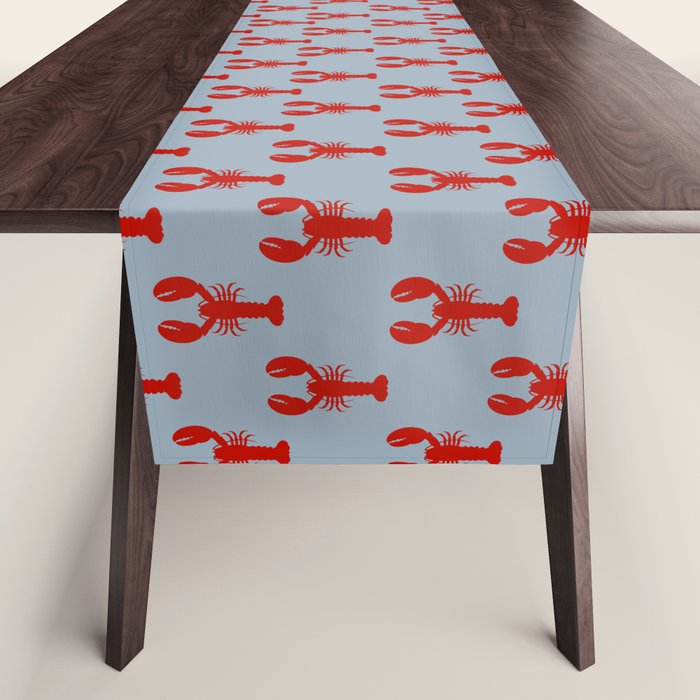cape cod lobsters Table Runner Gallery Image 1