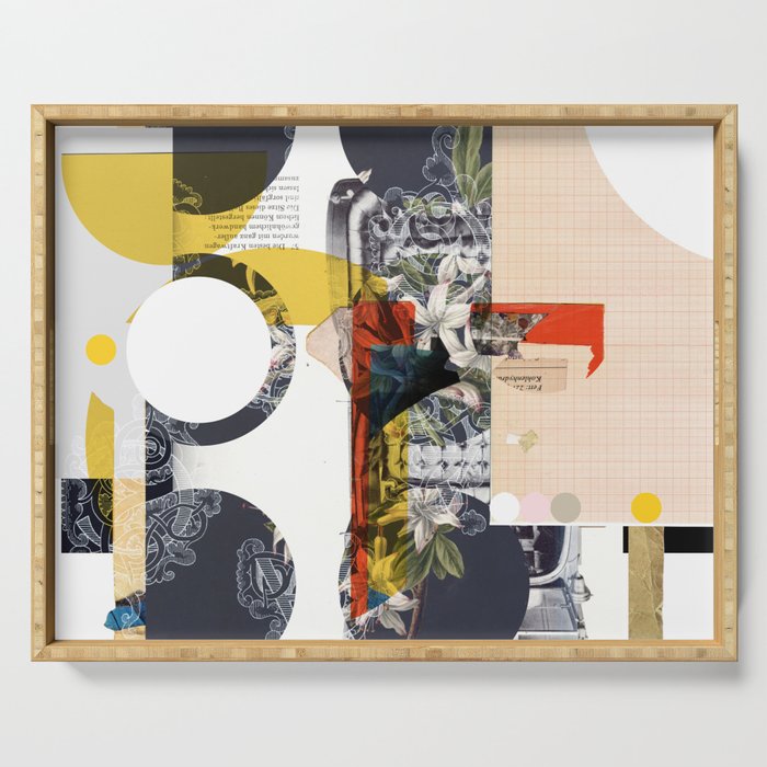another daydream in the night · autopolster Serving Tray Gallery Image 1