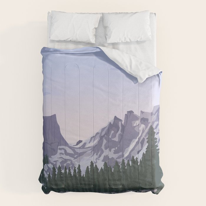 Rocky Mountain National Park Poster, Colorado, USA, Denver, Rocky Mountains, National Parks Comforter Gallery Image 6