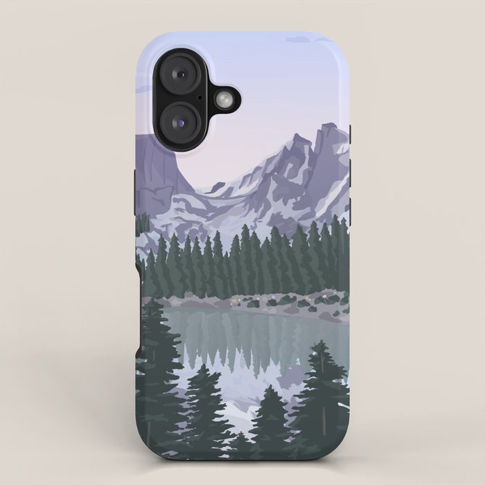Rocky Mountain National Park Poster, Colorado, USA, Denver, Rocky Mountains, National Parks iPhone Case Gallery Image 1