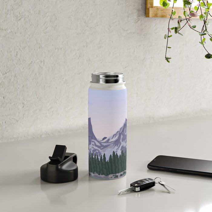 Rocky Mountain National Park Poster, Colorado, USA, Denver, Rocky Mountains, National Parks Water Bottle Gallery Image 4
