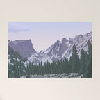 Rocky Mountain National Park Poster, Colorado, USA, Denver, Rocky Mountains, National Parks Welcome Mat Gallery Image 1