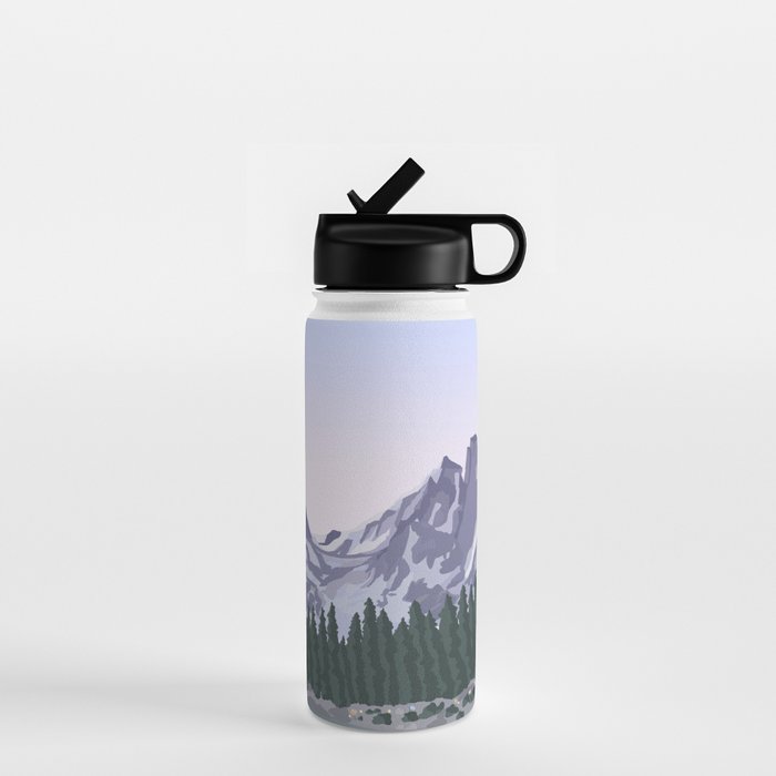 Rocky Mountain National Park Poster, Colorado, USA, Denver, Rocky Mountains, National Parks Water Bottle Gallery Image 1