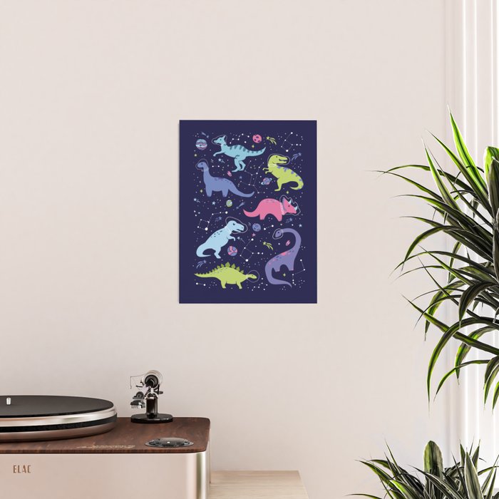 Dinosaurs in Space Poster Gallery Image 2