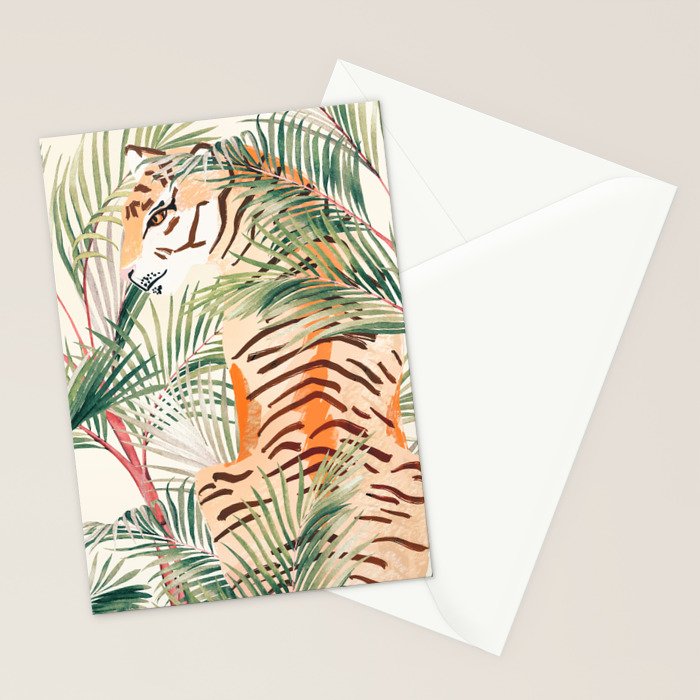 Jungle Cat Stationery Card Gallery Image 2