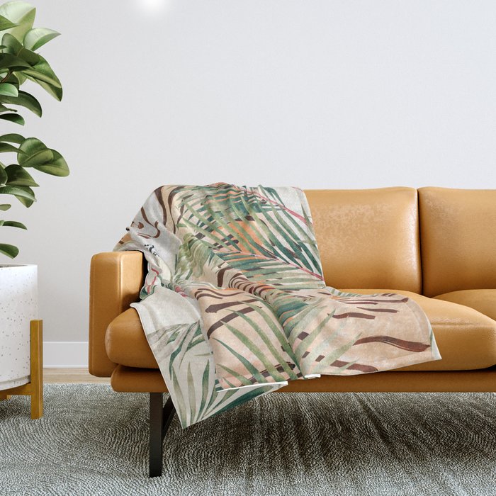 Jungle Cat Throw Blanket Gallery Image 1