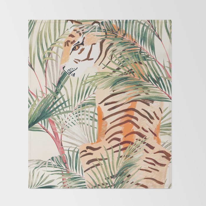 Jungle Cat Throw Blanket Gallery Image 2