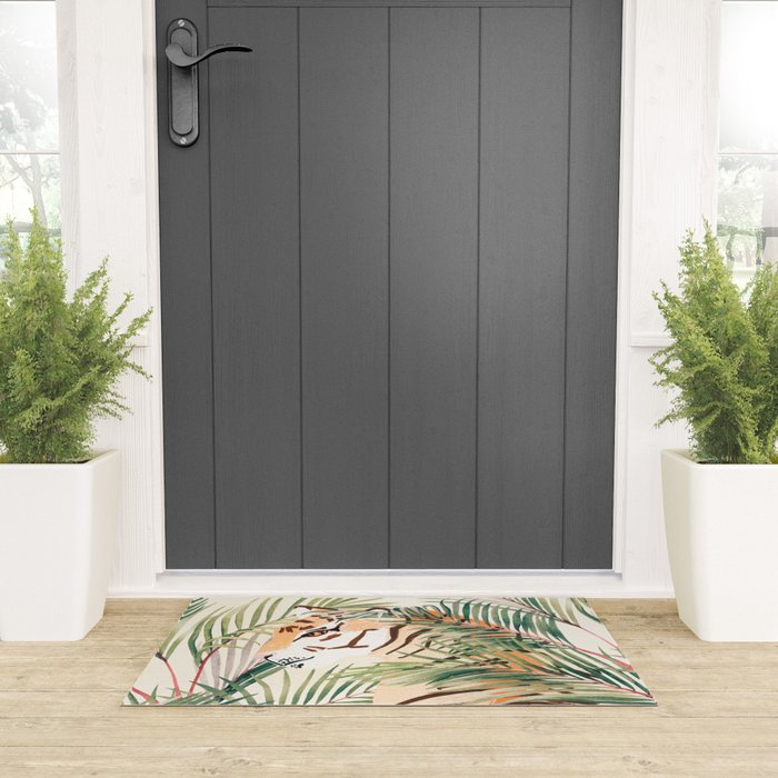 Jungle Cat Welcome Mat Gallery Image 3