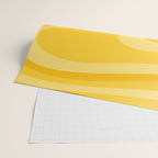 Mustard Dream Swirls Yellow Abstract Pattern Wrapping Paper Gallery Image 2