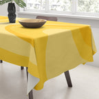 Mustard Dream Swirls Yellow Abstract Pattern Tablecloth Gallery Image 3