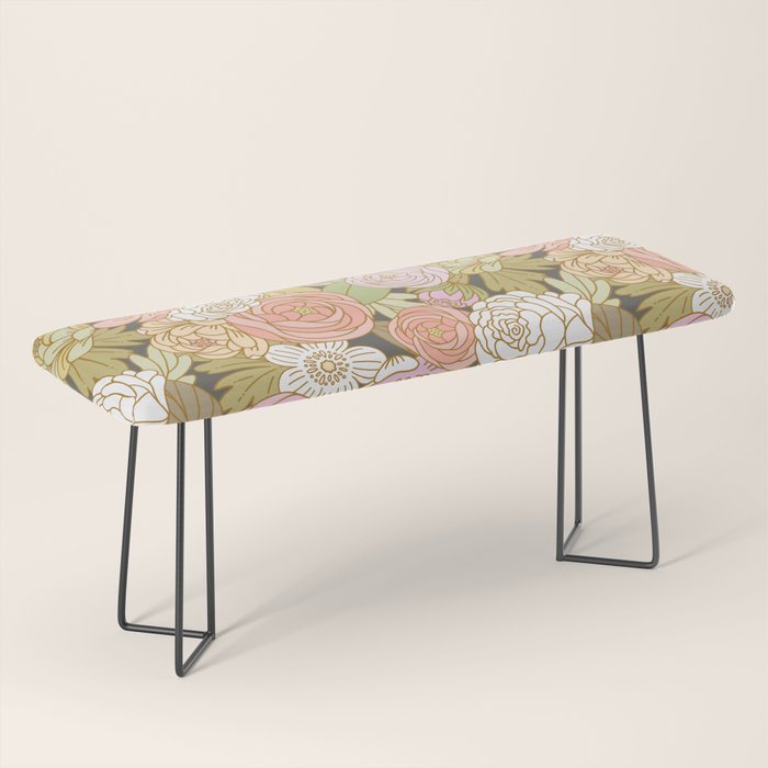 Boho Blooms | Pastel Fall Colors Bench Gallery Image 1