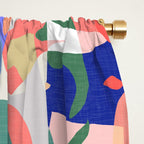Abstract Fruits and Leaves / Modern Summer Window Curtain Gallery Image 2