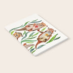 Five Otters - Green Seaweed Notebook Gallery Image 2