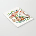 Five Otters - Green Seaweed Notebook Gallery Image 3