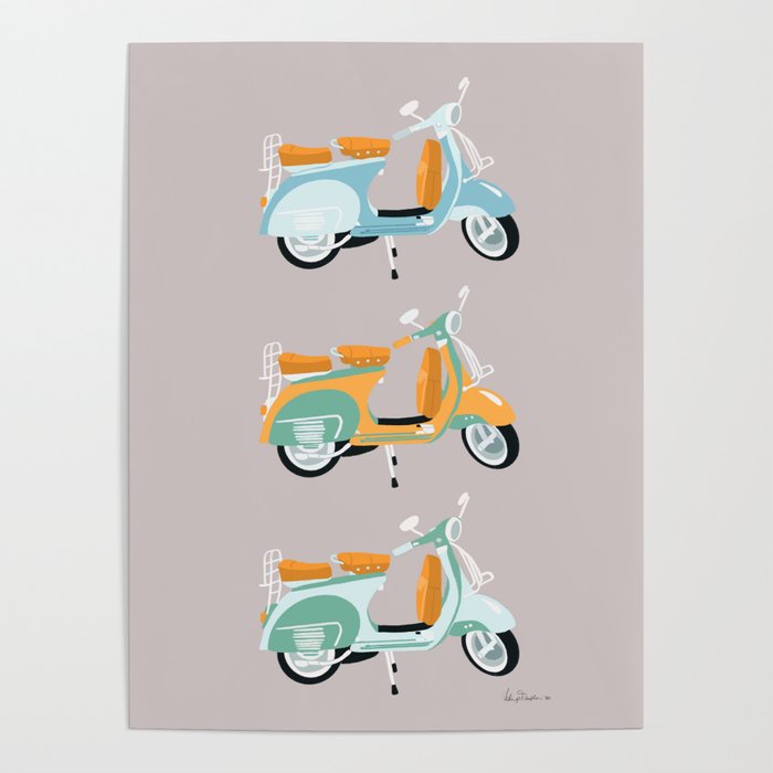 Vespa Poster Gallery Image 4