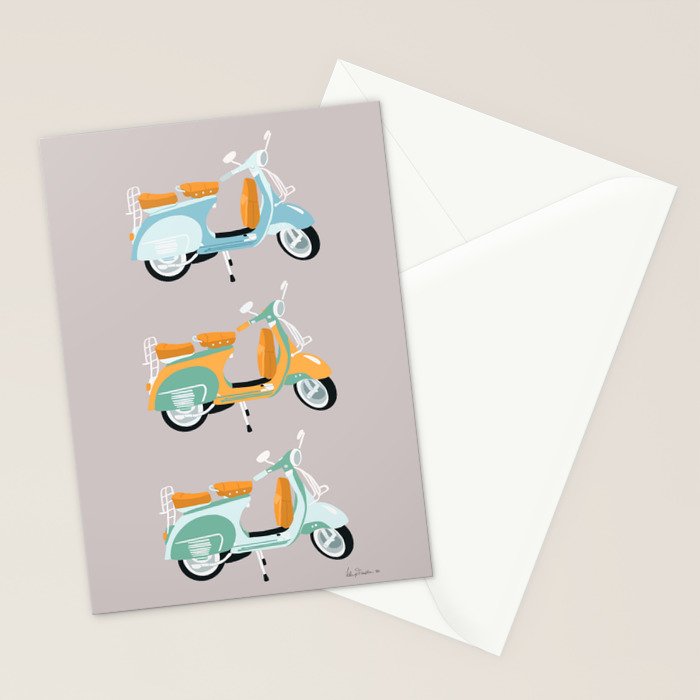 Vespa Stationery Card Gallery Image 2