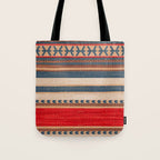 Bohemian Tapestry: Timeless Moroccan Heritage Fabrics Tote Bag Gallery Image 1