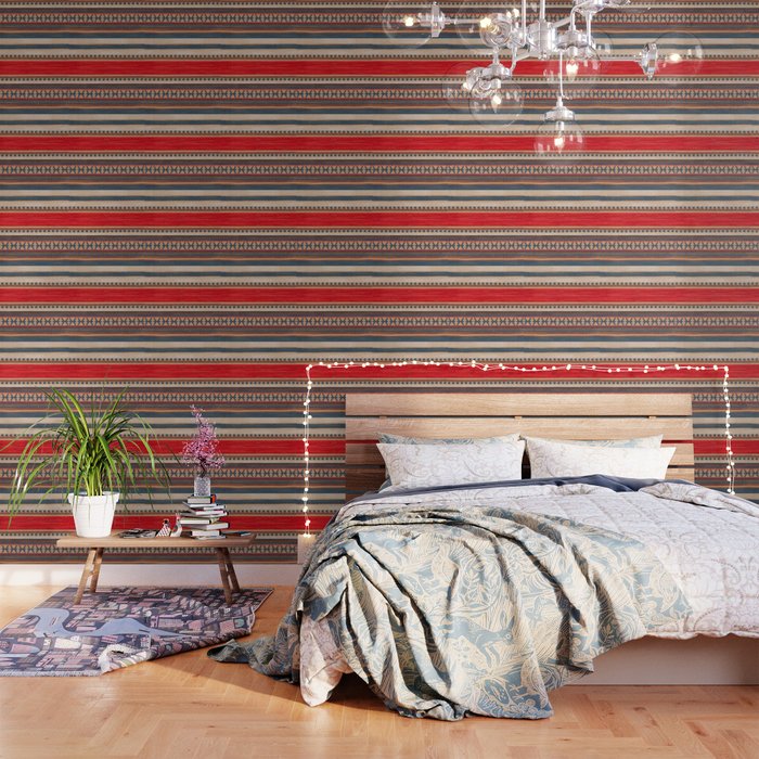 Bohemian Tapestry: Timeless Moroccan Heritage Fabrics Wallpaper Gallery Image 3