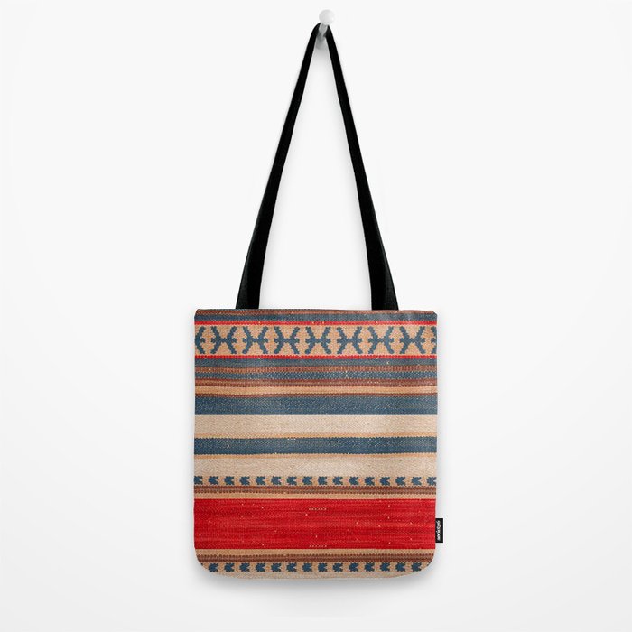 Bohemian Tapestry: Timeless Moroccan Heritage Fabrics Tote Bag Gallery Image 2