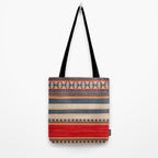Bohemian Tapestry: Timeless Moroccan Heritage Fabrics Tote Bag Gallery Image 2