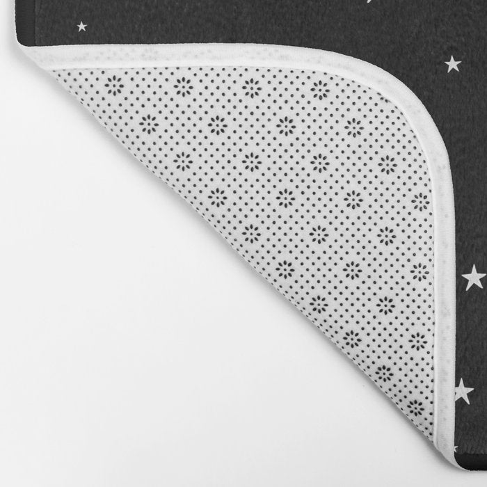 Tiny Stars Dark Bath Mat Gallery Image 2