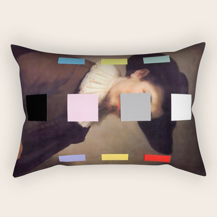 Portrait with a Spectrum 11 Rectangular Pillow Gallery Image 2