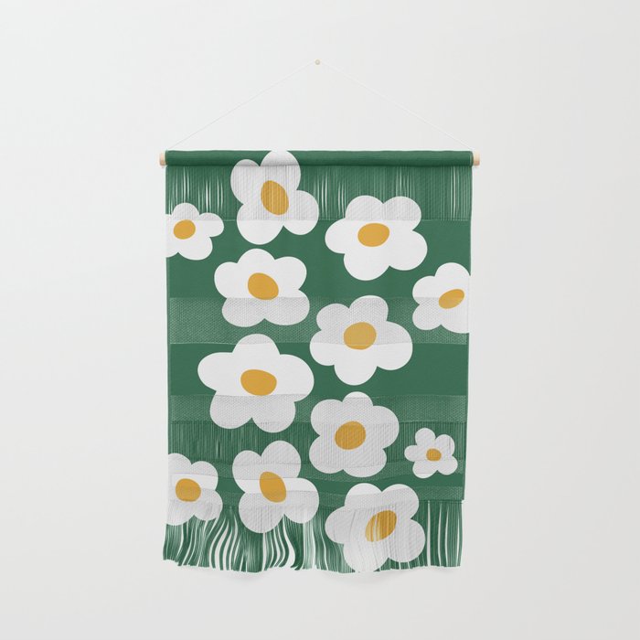 Retro spring flower nature drawing Wall Hanging Gallery Image 1