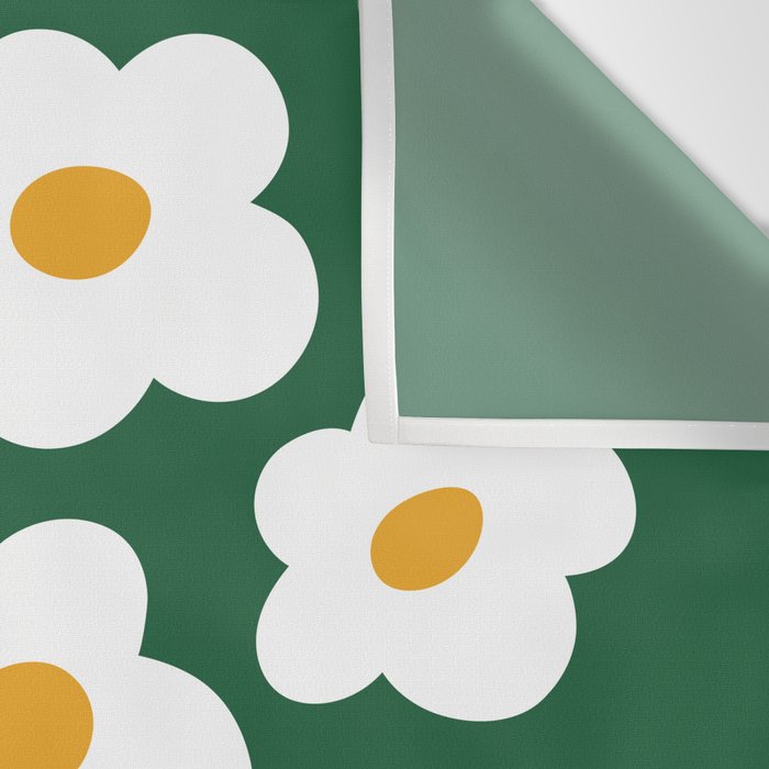 Retro spring flower nature drawing Wall Tapestry Gallery Image 3