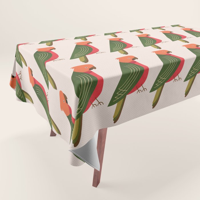 Whimsy Australian King Parrot Tablecloth Gallery Image 1