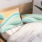 Sea and Sky Abstract Landscape Pillow Sham Gallery Image 2