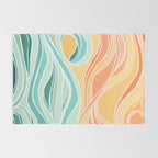 Sea and Sky Abstract Landscape Rug Gallery Image 2