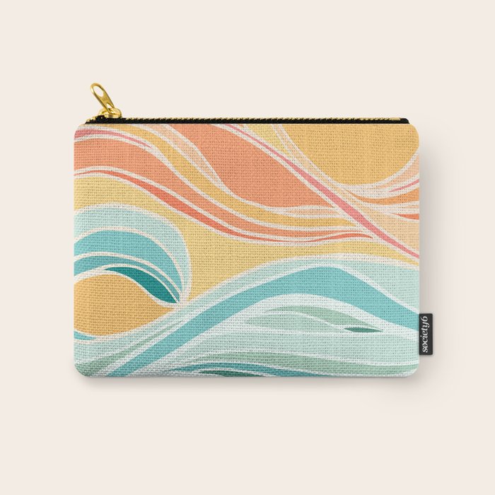 Sea and Sky Abstract Landscape Carry All Pouch Gallery Image 1
