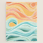 Sea and Sky Abstract Landscape Jigsaw Puzzle Gallery Image 1