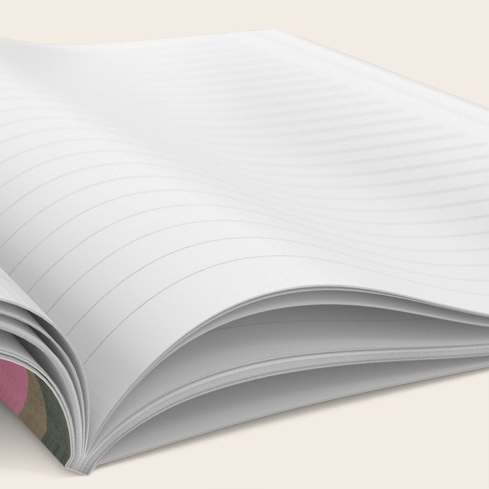 Modern Bold Colorful Shapes Artwork Notebook Gallery Image 2