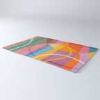 Modern Bold Colorful Shapes Artwork Rug Gallery Image 3
