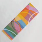 Modern Bold Colorful Shapes Artwork Yoga Mat Gallery Image 1