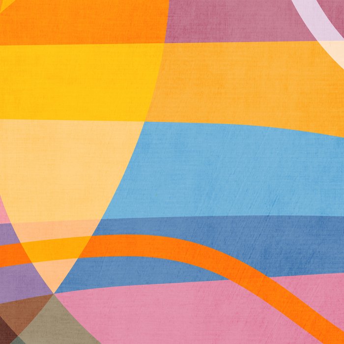 Modern Bold Colorful Shapes Artwork Coffee Mug Gallery Image 2