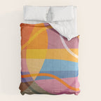 Modern Bold Colorful Shapes Artwork Comforter Gallery Image 6