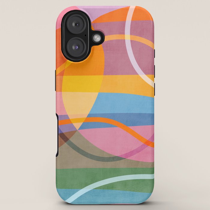 Modern Bold Colorful Shapes Artwork iPhone Case Gallery Image 5