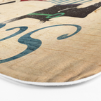 scottie dog art artwork beach scottish terrier sandals flip flops beach life Bath Mat Gallery Image 3