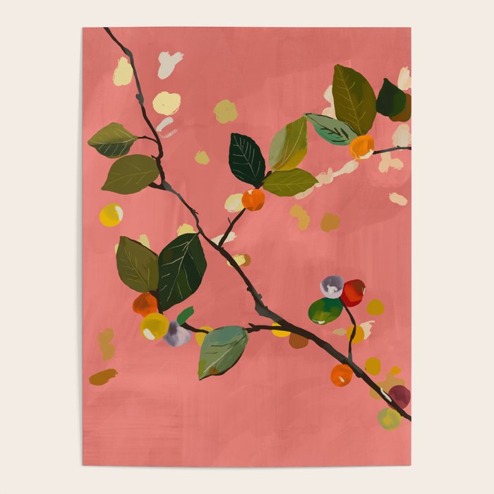 Cherry Fruit Branch III Poster Gallery Image 1