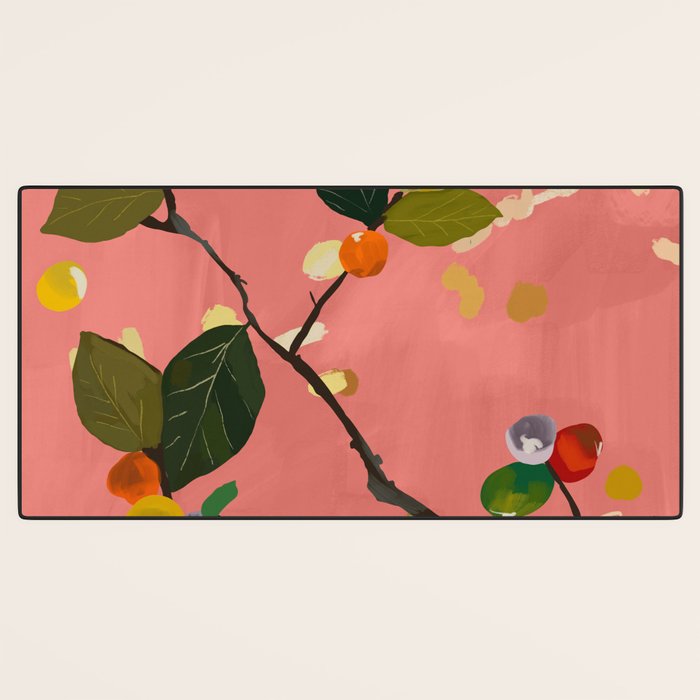 Cherry Fruit Branch III Desk Mat Gallery Image 3
